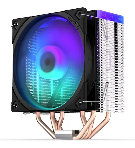 Endorfy Fera 5 ARGB, CPU Air Cooler, 1x FLUCTUS 120 ARGB PWM fan, TDP 220W, Intel LGA 115x/1200/1700/775/1366/2011/2066, AMD AM5/AM4/AM3+/AM2+/FM2+/FM1, 155×127×77mm, 6 Year Warranty