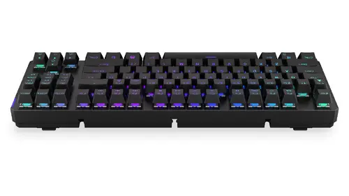 Endorfy Thock TKL Wireless Red Gaming Keyboard, Kailh Box Red Mechanical Switches, Double Shot PBT Keycaps, ARGB, Hot-swappable switches, Connections: BT/2.4GHz/USB, 2 Year Warranty - image 1