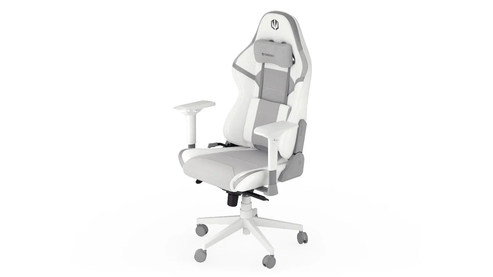 Endorfy Scrim Onyx White Gaming Chair, PU Leather + Breathable Fabric, Cold-pressed Foam, Memory Foam Cushions, Class 4 Gas Lift Cylinder, 4D Adjustable Armrest, Adjustable Headrest, White, 2 Year Warranty - image 2