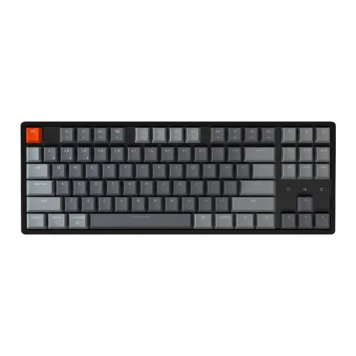 Геймърска Механична клавиатура Keychron K8 Aluminum TKL Gateron Blue Switch RGB LED Gateron Blue Switch ABS - image 1