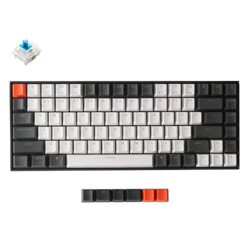 Геймърска Механична клавиатура Keychron K2 Hot-Swappable Compact Gateron Blue Switch White LED Gateron Blue Switch ABS - image 1
