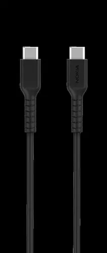 NOKIA Cablu TYPE-C la TYPE-C, negru - 1