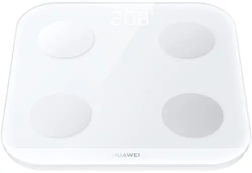 Везна, Huawei Scale 3, Dobby-B19, Smart Body Fat Scale, Smart Health Monitoring, Elegant White - image 1