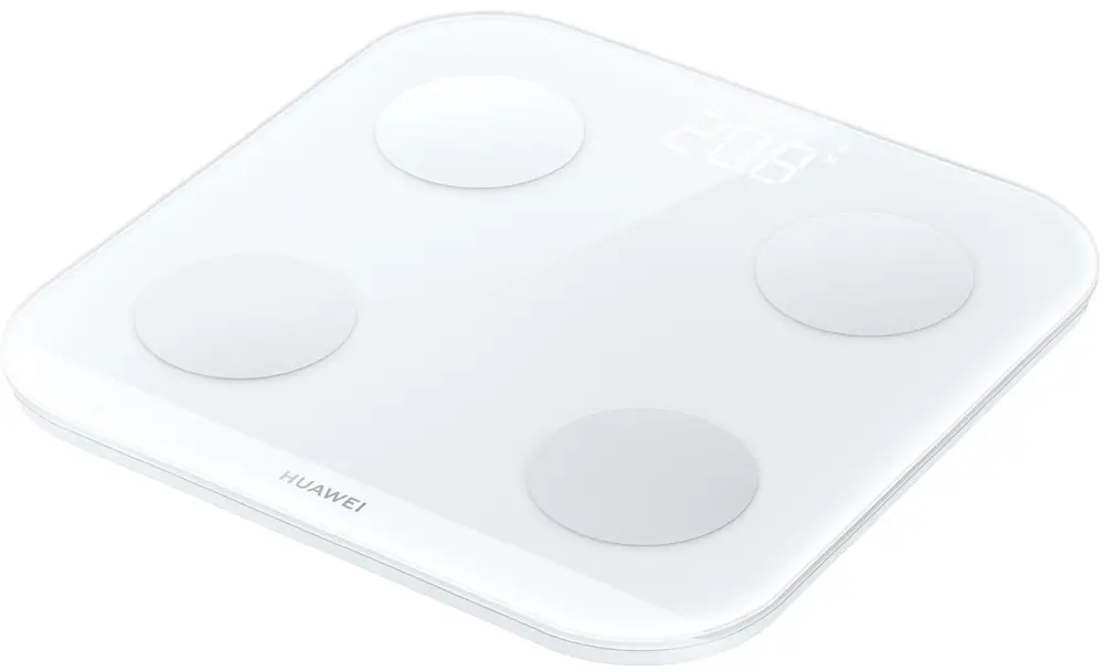 Везна, Huawei Scale 3, Dobby-B19, Smart Body Fat Scale, Smart Health Monitoring, Elegant White - image 2