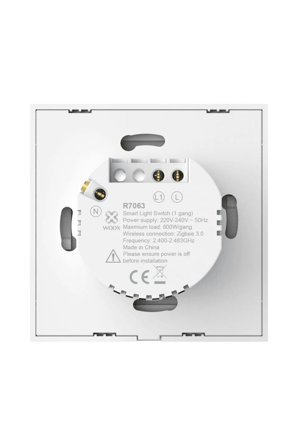 Woox умен ключ за лампа Light Switch - R7063 - Zigbee Smart Wall Light Switch - image 2