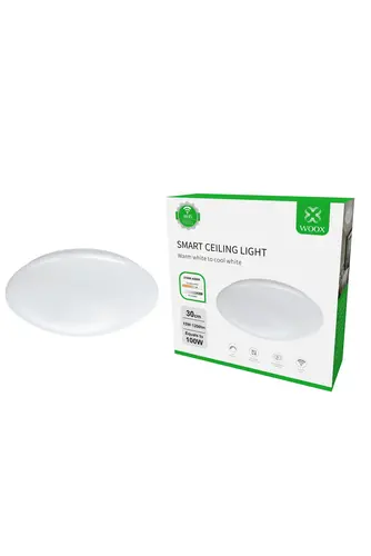 Woox лед лампа Light - R5111 - WiFi Smart Ceiling Light, 15W/100W, 1200lm, Warm White and Cool White - image 3