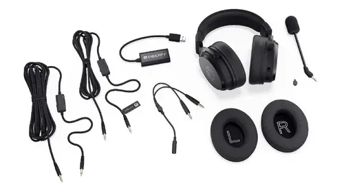 Endorfy Viro Plus USB Căști gaming, Driver 53mm, Spumă cu memorie, Placă de sunet USB 7.1, Microfon detașabil, Pernițe de urechi suplimentare, Mufă - 13