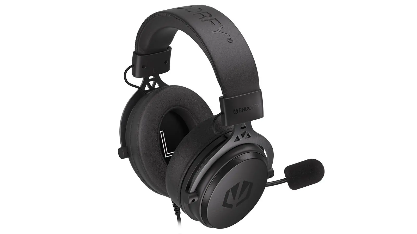 Endorfy Viro Plus USB Gaming ακουστικά, Driver 53mm, Αφρός μνήμης, Κάρτα ήχου USB 7.1, Αποσπώμενο μικρόφωνο, Επιπλέον μαξιλαράκια αυτιών, Βύσμα ήχου - image 2