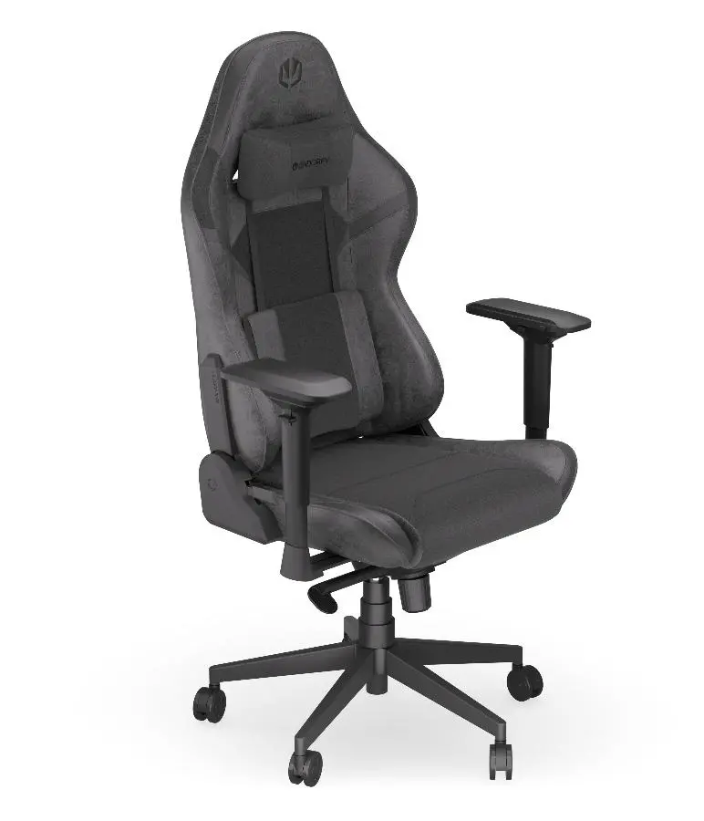 Endorfy Scrim BK Gaming Chair, PU Leather + Breathable Fabric, Cold-pressed Foam, Memory Foam Cushions, Class 4 Gas Lift Cylinder, 4D Adjustable Armrest, Adjustable Headrest, Black, 2 Year Warranty
