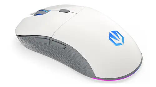 Endorfy GEM Plus Wireless Onyx White Gaming Mouse, PIXART PAW3395 Optical Gaming Sensor, 26000DPI, 74G Lightweight design, KAILH GM 8.0 Switches, 1.6M Paracord Cable, PTFE Skates, ARGB lights, 2 Year Warranty - image 2