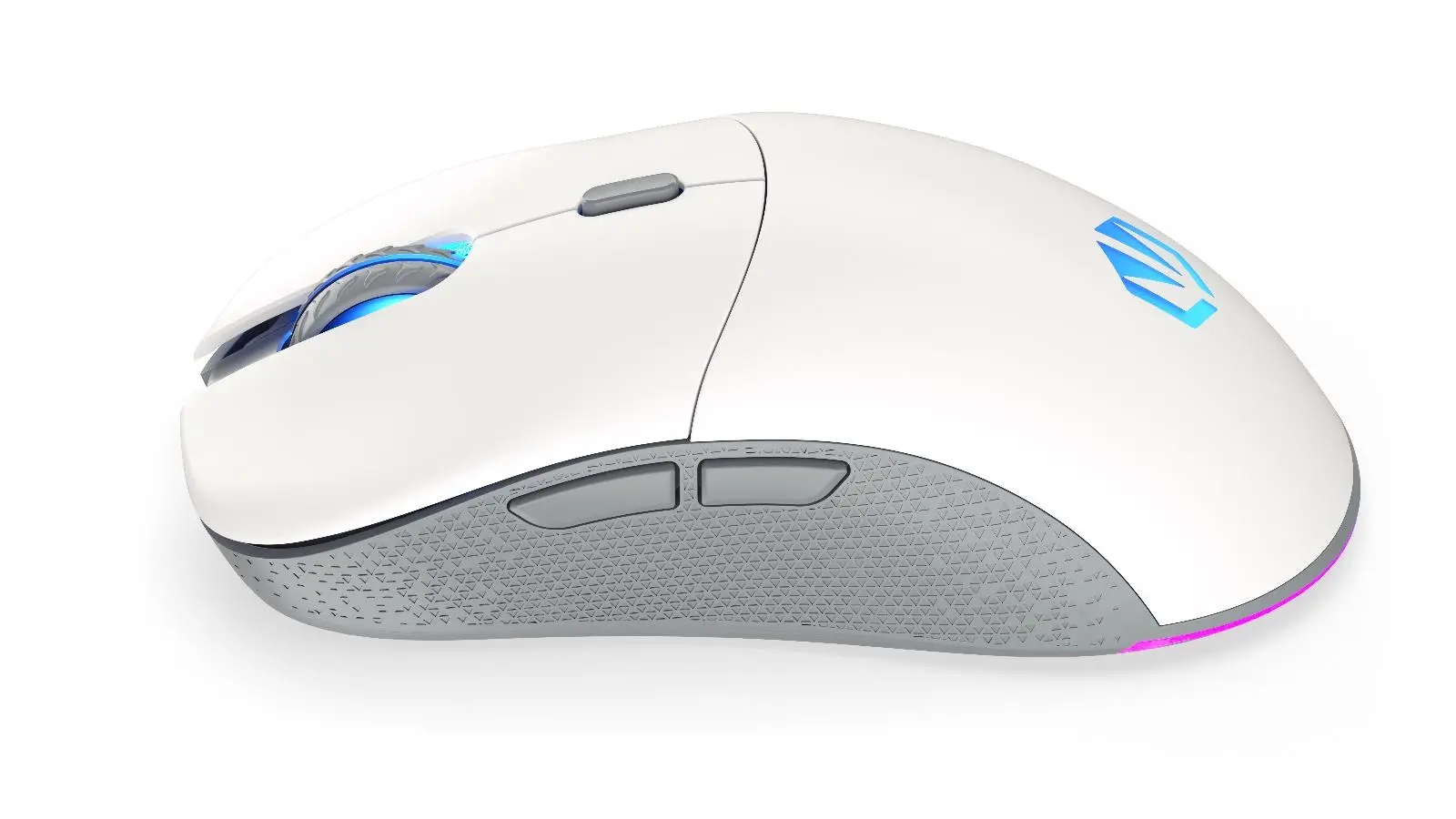 Endorfy GEM Plus Wireless Onyx White Gaming Mouse, PIXART PAW3395 Optical Gaming Sensor, 26000DPI, 74G Lightweight design, KAILH GM 8.0 Switches, 1.6M Paracord Cable, PTFE Skates, ARGB lights, 2 Year Warranty - image 6