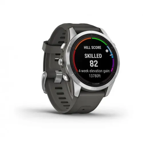 Garmin fēnix® 7S Pro - fēnix® 7S Pro – Solar Edition - Silver с Graphite каишка 010-02776-01 - image 2