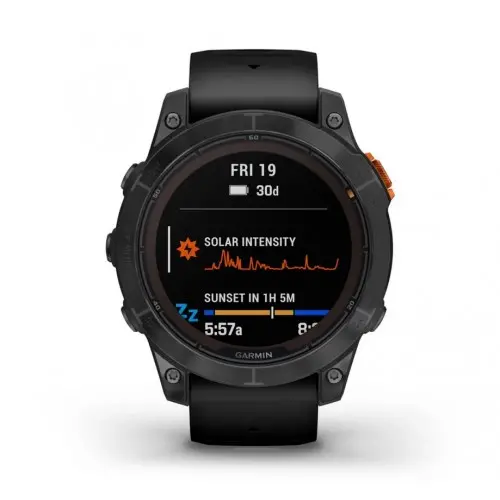 Garmin fēnix® 7 Pro - fēnix® 7 Pro – Solar Edition - Slate Grey с Black каишка 010-02777-01 - image 1