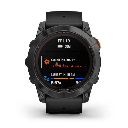 Garmin fēnix® 7X Pro - fēnix® 7X Pro – Solar Edition - Slate Grey с Black каишка 010-02778-01 - image 1
