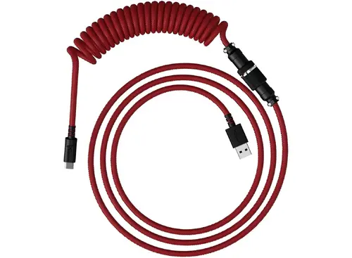 Καλώδιο πληκτρολογίου HyperX Coiled Cable USB-C Red-Black - 1