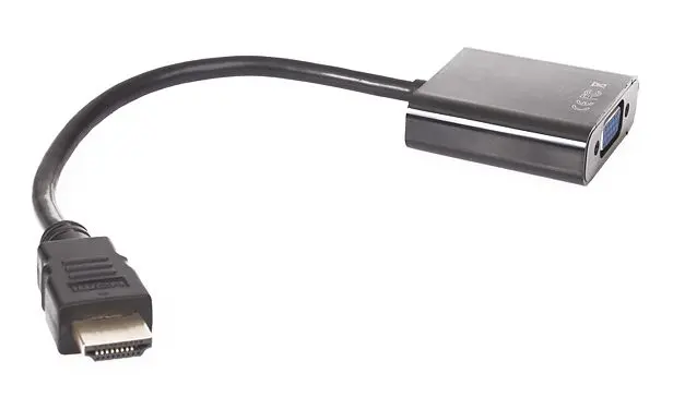 VCom Адаптер Adapter HDMI M to VGA F - CG591-B-0.15m - image 1