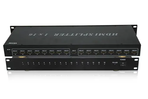 VCom Διαχωριστής HDMI SPLITTER Multiplier 1x16 - DD4116 - 1