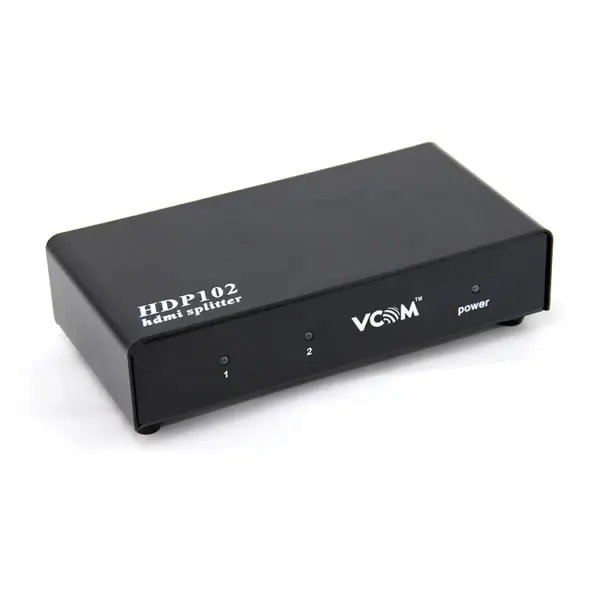 VCom Διαχωριστής HDMI SPLITTER Multiplier 1x2 - DD412A