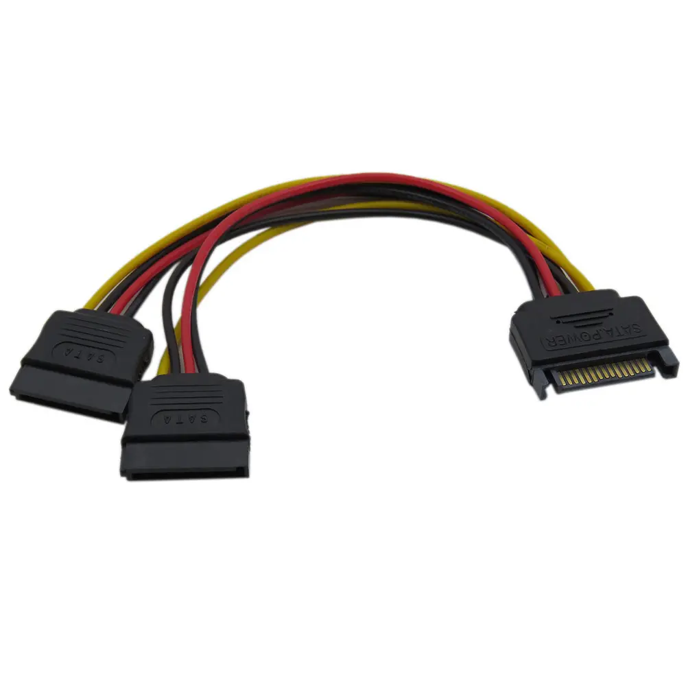 VCom διακλαδωτής SATA Power splitter 15-pin M / 2xFemale - CE360-0.15m