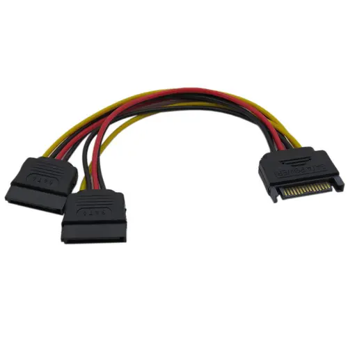 VCom διακλαδωτής SATA Power splitter 15-pin M / 2xFemale - CE360-0.15m - 1