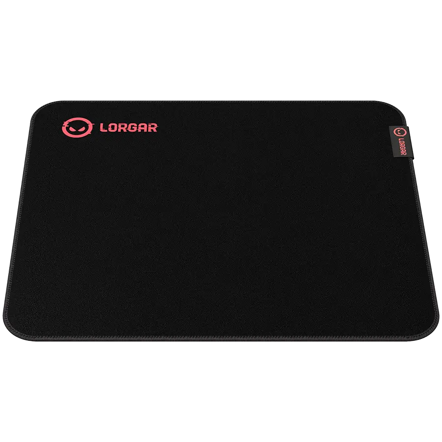 Lorgar Main 323, Gaming mouse pad, Precise control surface, Red anti-slip rubber base, size: 360mm x 300mm x 3mm, weight 0.21kg - image 3