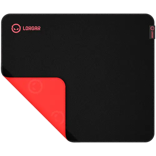 Lorgar Main 325, Gaming mouse pad, Precise control surface, Red anti-slip rubber base, size: 500mm x 420mm x 3mm, weight 0.4kg - image 1