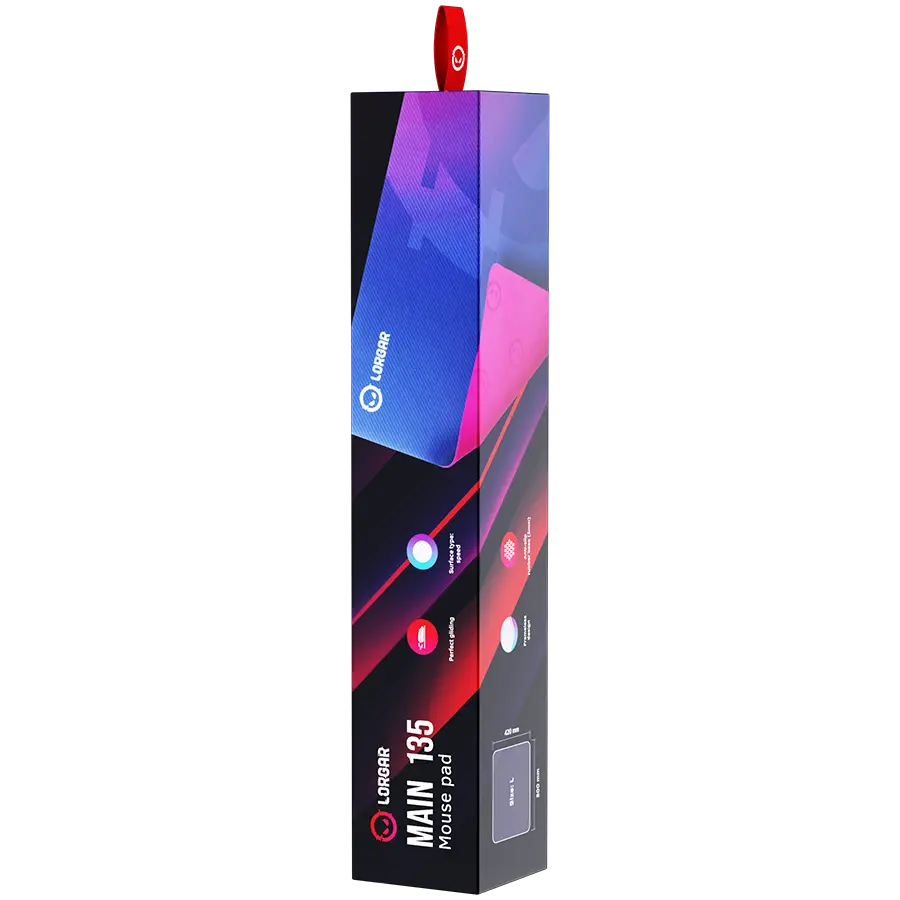 LORGAR Mouse pad Gaming Main 135 Speed violet - image 6