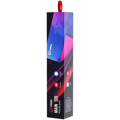 Lorgar Main 135, Gaming mouse pad, High-speed surface, Purple anti-slip rubber base, size: 500mm x 420mm x 3mm, weight 0.41kg - image 6