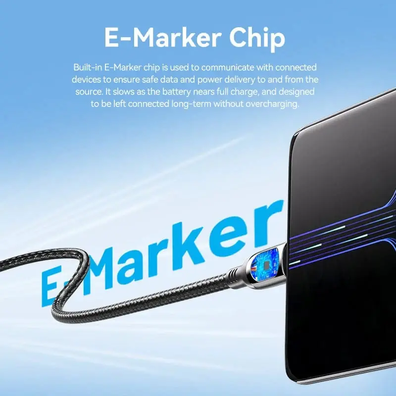 Vention кабел USB2.0 Type-C/Type-C 100W 1.2m - TAYBAV - image 4
