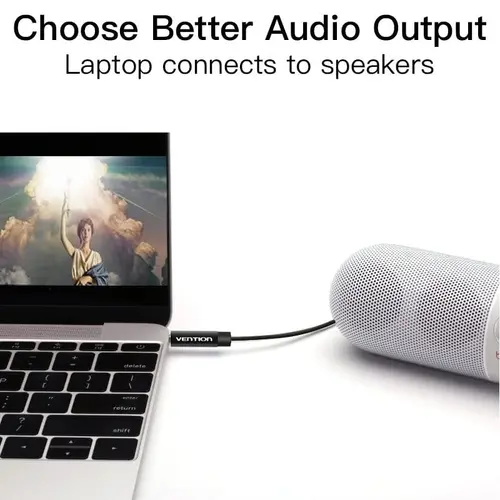 Vention Cablu audio împletit din material textil 3.5mm M/M Cablu audio 0.5m - BAGBD - 6
