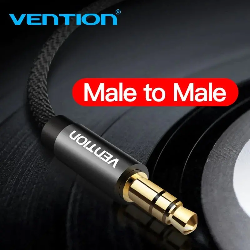 Vention Καλώδιο ήχου Πλεκτό υφασμάτινο 3.5mm M/M Καλώδιο ήχου 0.5m - BAGBD - image 7