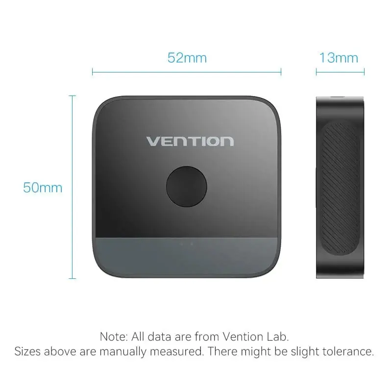 Vention Разклонител превключвател HDMI 2.0 Switcher/Splitter 2-Port Bi-Direction 4K Black - AKOB0 - image 3