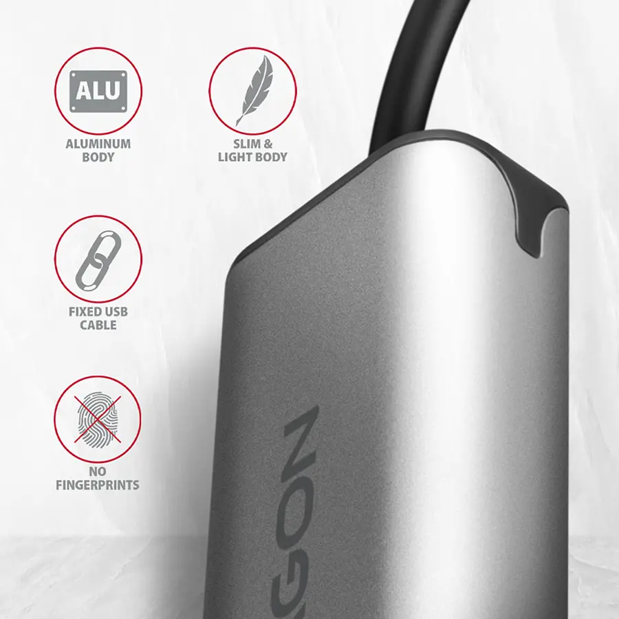 Axagon ADE-25R SUPERSPEED USB-A 2.5 GIGABIT ETHERNETCompact aluminum USB-A 3.2 Gen 1 2.5 Gigabit Ethernet 10/100/1000/2500 Mbit adapter with automatic installation. - image 2