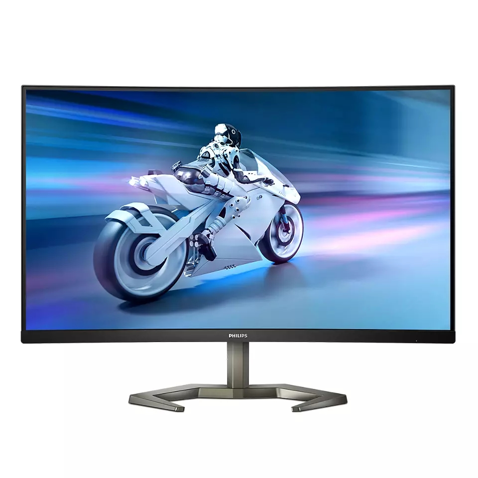 Монитор, Philips Evnia 32M1C5500VL, 31.5" Curved 1500R VA WLED, 2560x1440@165Hz, 4ms GtG, 1ms MPRT, 250cd m/2, 3000:1, Mega Infinity DCR, Adaptive Sync, FlickerFree, Low Blue Light, Tilt, 2xHDMI, DP