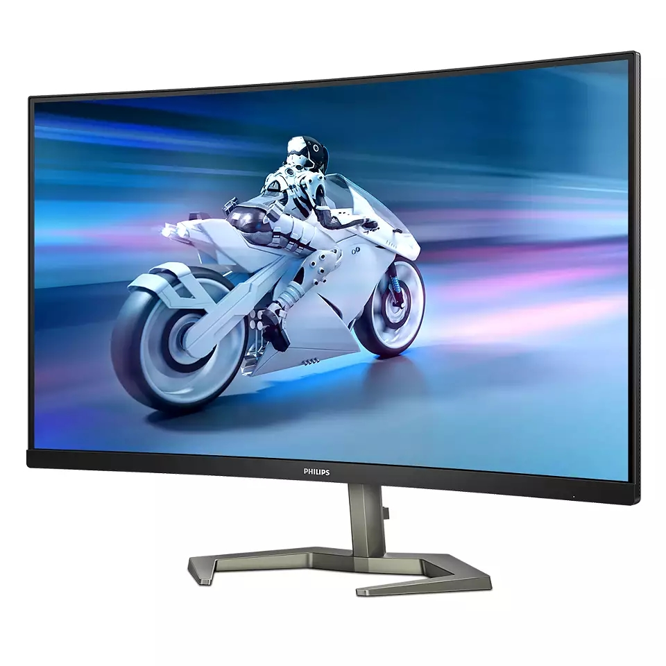 Монитор, Philips Evnia 32M1C5500VL, 31.5" Curved 1500R VA WLED, 2560x1440@165Hz, 4ms GtG, 1ms MPRT, 250cd m/2, 3000:1, Mega Infinity DCR, Adaptive Sync, FlickerFree, Low Blue Light, Tilt, 2xHDMI, DP - image 1