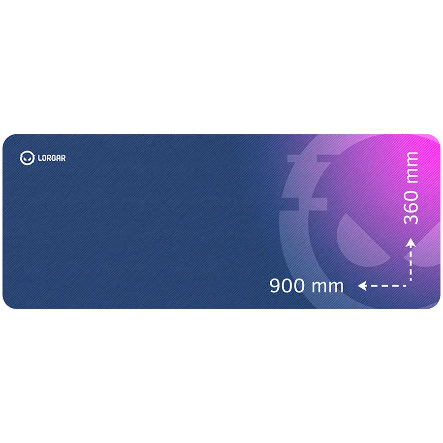 LORGAR Mouse pad Gaming Main 139 Speed violet