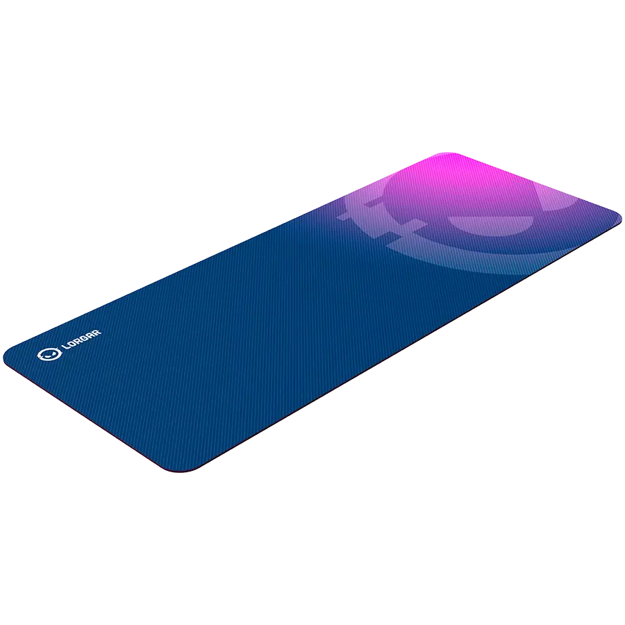 Lorgar Main 139, Gaming mouse pad, High-speed surface, Purple anti-slip rubber base, size: 900mm x 360mm x 3mm, weight 0.6kg - image 1