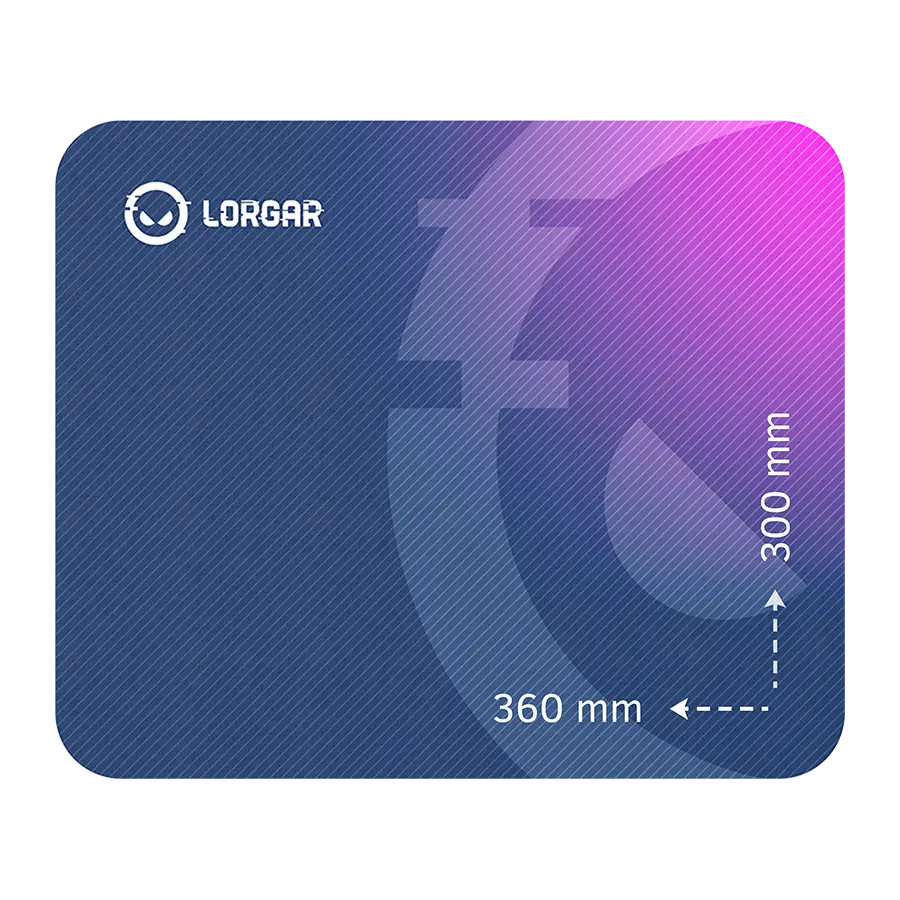 LORGAR Mouse pad Gaming Main 133 Speed violet