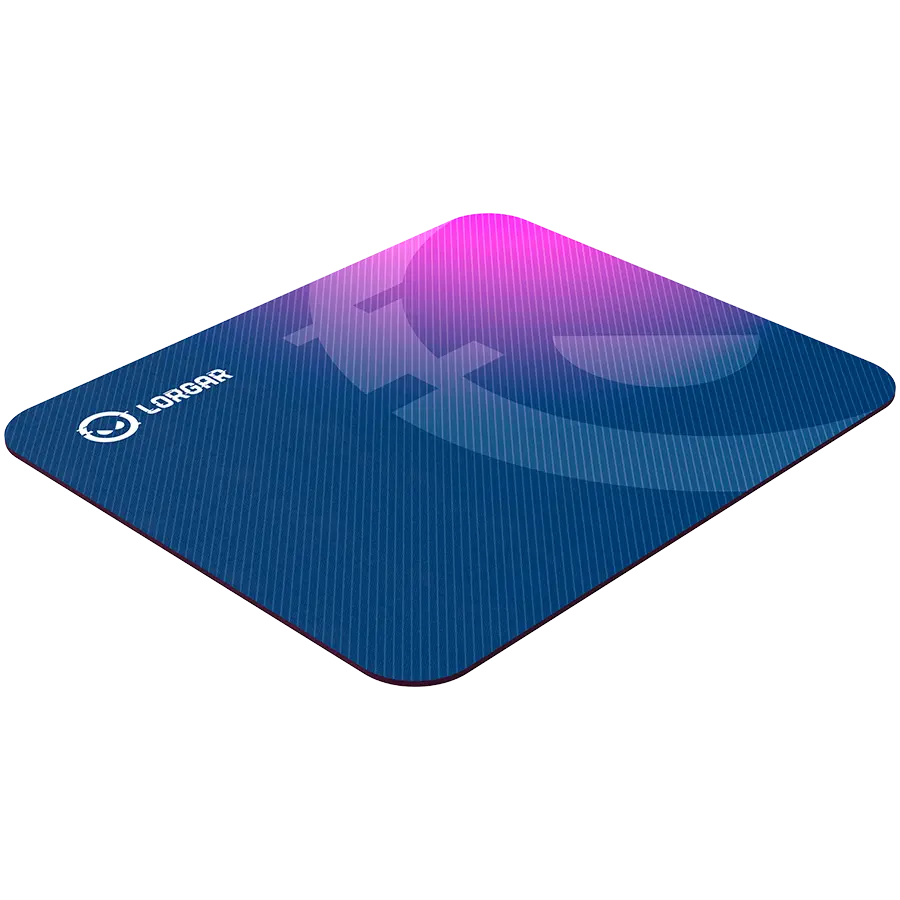 Lorgar Main 133, Gaming mouse pad, High-speed surface, Purple anti-slip rubber base, size: 360mm x 300mm x 3mm, weight 0.2kg - image 1