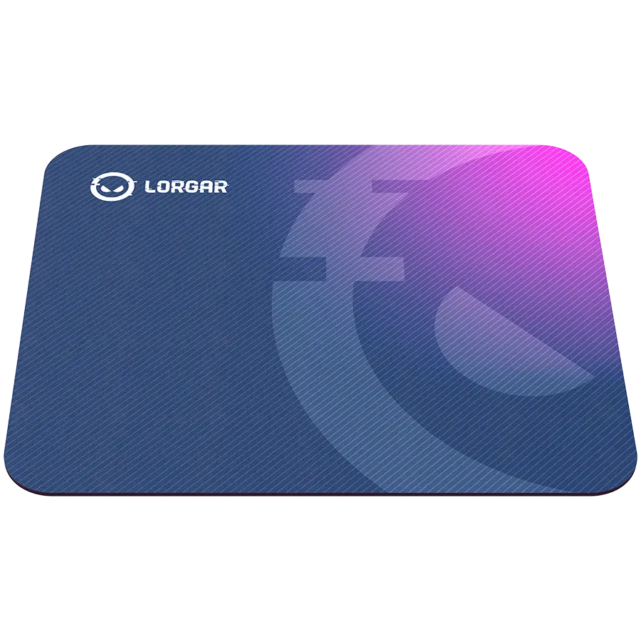 Lorgar Main 133, Gaming mouse pad, High-speed surface, Purple anti-slip rubber base, size: 360mm x 300mm x 3mm, weight 0.2kg - image 3