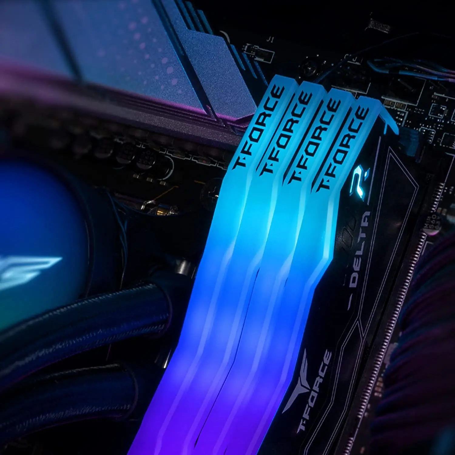Памет Team Group T-Force Delta RGB DDR5 32GB (2x16GB) 6000MHz CL38 - image 3
