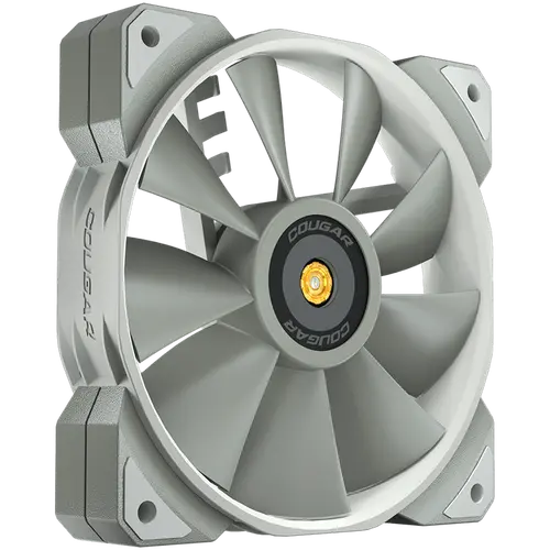 COUGAR MHP 120 White, 120mm 4-pin PWM fan, 600-2000RPM, HDB Bearing, Anti-vibration Dampers, Extension Cable + Low-Noise Adapter, Case + Radiator screws, 82.48 CFM, 4.24mm H20, 34.5 dBA (Max) - image 2