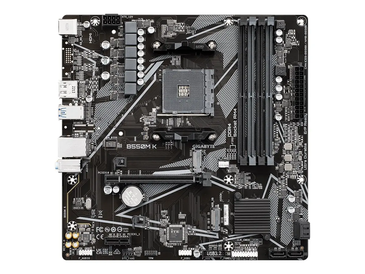 Placă de bază GIGABYTE B550M K 4 x DDR4 - image 1