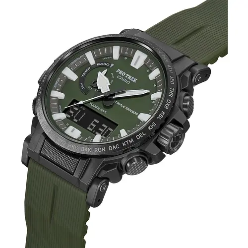 Мъжки часовник Casio Pro-Trek Triple Sensor - PRW-61Y-3ER - image 2