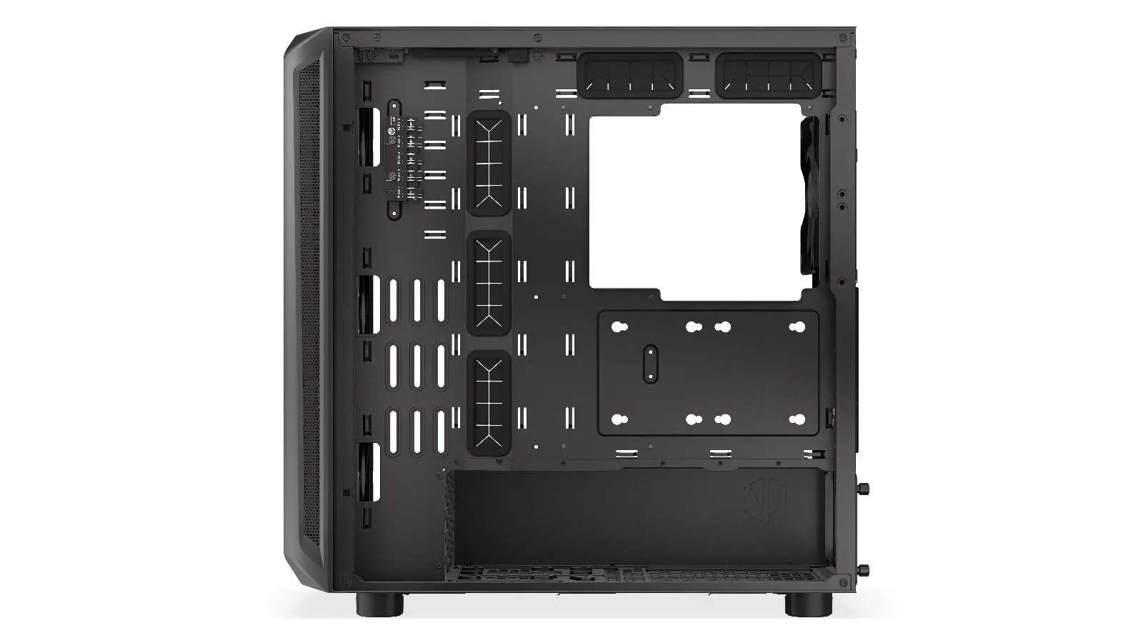 Endorfy Arx 700 ARGB, Mid-Tower, ATX/mATX/mITX, 2x USB-A (3.1 GEN 1), 1x Audio/1x Mic, 4x STRATUS 140 PWM fans, Tempered Glass, Mesh Top & Front Panel, 486×228×472 mm, 3 Year Warranty - image 4