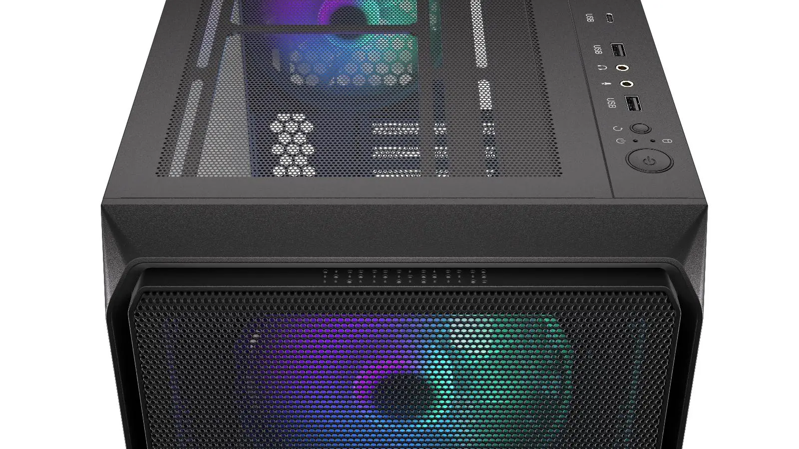 Endorfy Arx 700 ARGB, Mid-Tower, ATX/mATX/mITX, 2x USB-A (3.1 GEN 1), 1x Audio/1x Mic, 4x STRATUS 140 PWM fans, Tempered Glass, Mesh Top & Front Panel, 486×228×472 mm, 3 Year Warranty - image 8