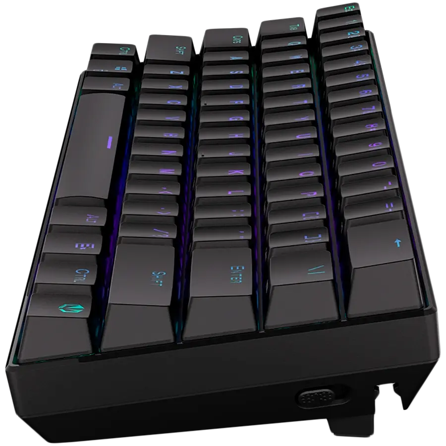 Endorfy Thock Compact Wireless Red Gaming Keyboard, Kailh Red Mechanical Switches, Double Shot PBT Pudding Keycaps, RGB, USB, 2 Year Warranty - image 2