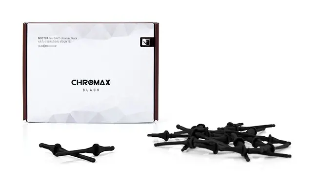 Noctua Fan Slics 20 buc. - NA-SAV2 chromax negru - image 1