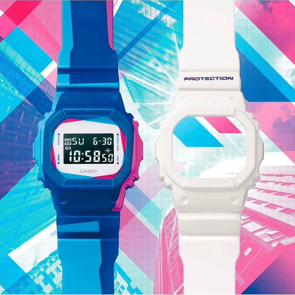 Мъжки часовник Casio G-Shock Parra Limited Edition - DWE-5600PR-2ER - image 3