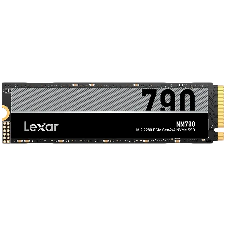 Lexar 512GB High Speed PCIe Gen 4X4 M.2 NVMe, up to 7200 MB/s read and 4400 MB/s write